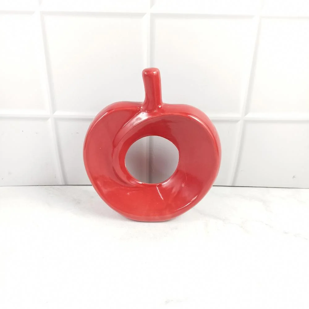 DPAARA Pottery Decoration Apple Ceramic Sculpture