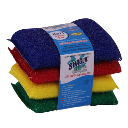 Dish Cloth Cleaning Pad Zari 4 Pc